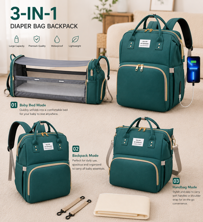 Snoozbub™️3-in-1 BedPack